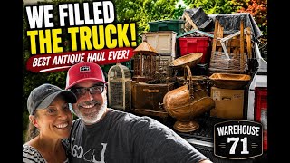 Subscriber Invited Us to Pick Her House… BEST Antique Haul EVER! | Warehouse 71