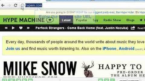 How to Download Music from hypem with Hidownload