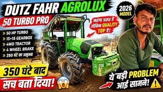 Dutz Fahr Agrolux 50 Turbo Pro 4WD Review | Farmer Honest Opinion After 350 Hours