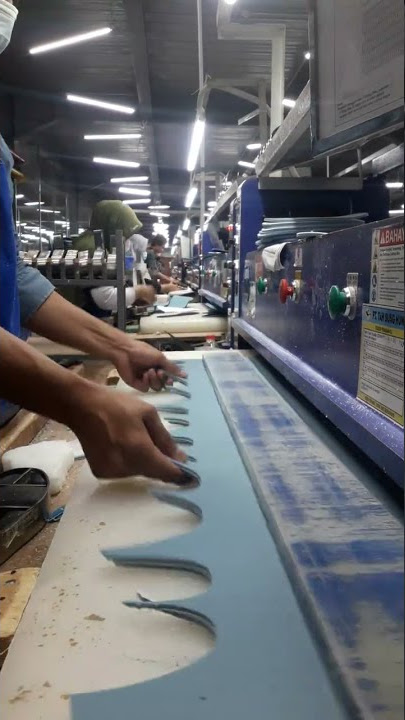 cara belajar ngating matrial sepatu..dipabrik sepatu