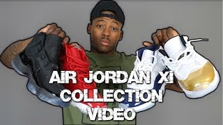 ENTIRE AIR JORDAN 11 COLLECTION VIDEO *MUST SEE*