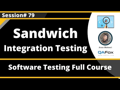 Sandwich Integration Testing Approach (Software Testing - Session 79)