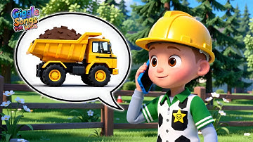 The Mission is On! | Construction Vehicles Song | Excavator, Bulldozer & More | Nursery Rhymes