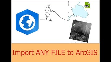 How to import vector (e.g; Shapefile) and raster data (e.g satellite images) into ArcGIS