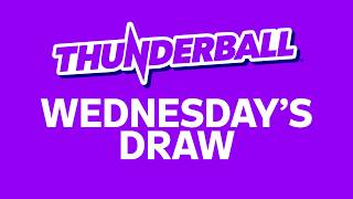 The National Lottery Thunderball draw results from Wednesday 15 July 2026