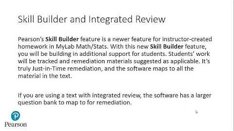 MyLab Math and Stats Integrated Review Courses
