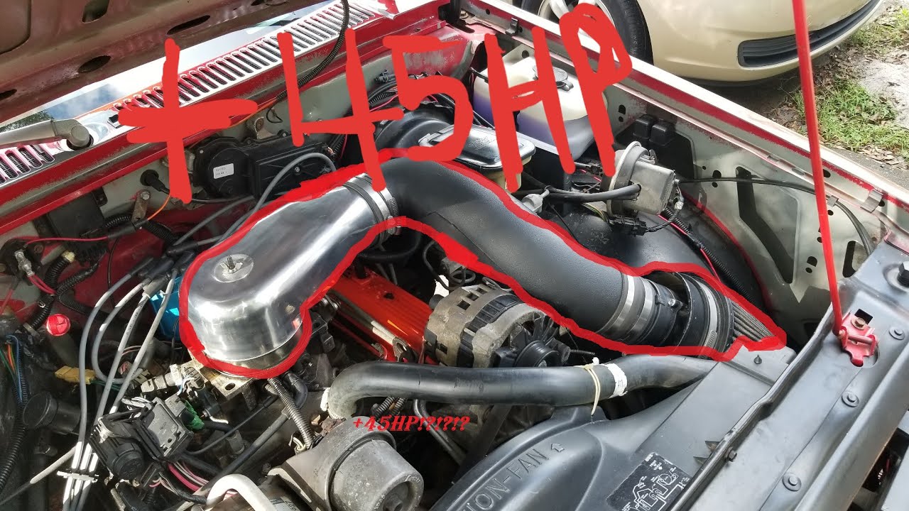 How to install a k n cold air intake on any old truck youtube