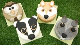How To Create Cute Woodland Animal Cakes