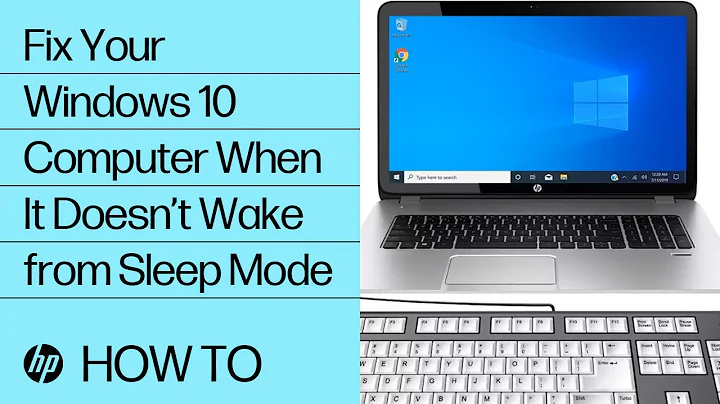 Fix Your Windows 10 Computer When It Doesn’t Wake from Sleep Mode | HP Computers | @HPSupport