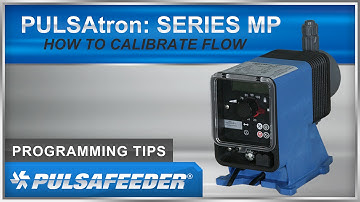 PULSAtron Series MP Calibrate Flow