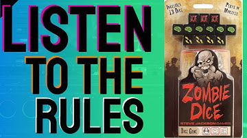Listen To The Rules Of Zombie Dice