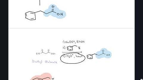Exercise 22.36 - The Malonic Ester Synthesis and Multi-step Synthesis