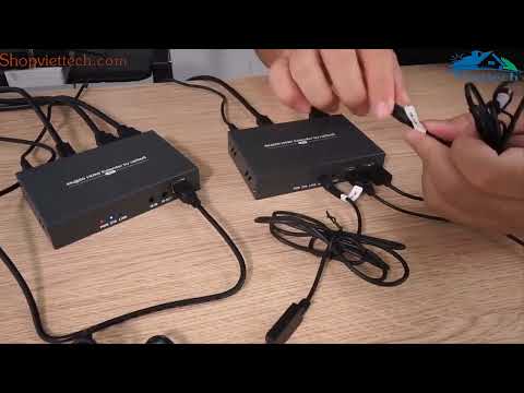 Bộ kết nối HDMI có dây HT129 4Kx2K@60Hz 100m KVM IR mở rộng