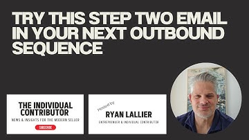 Try This Step Two Email In your Next Outbound Sequence