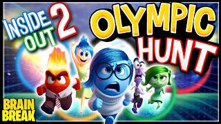 Going on a Inside Out Olympic Hunt | Brain Break | Just Dance | Freeze Dance Party | Floor is lava