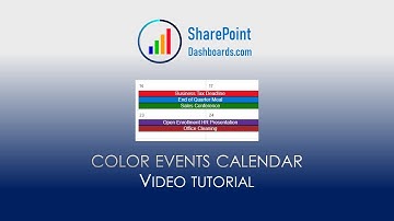 Colored Calendar Events in SharePoint Online Microsoft Lists Modern List View