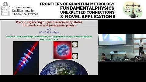 Precise engineering of quantum many-body states for atomic clocks & fundamental.. ▸ Jun Ye (Boulder)