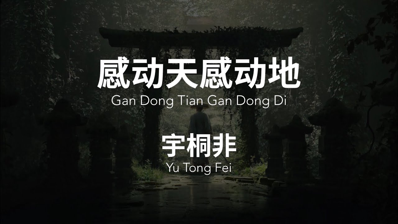 感动天感动地 Gan Dong Tian Gan Dong Di - 宇桐非 Yu Tong Fei Chinese+Pinyin Lyrics video