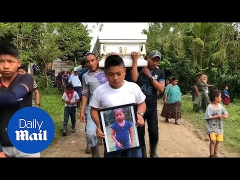 Funeral for 7-year-old Guatemalan girl that died in US custody - YouTube
