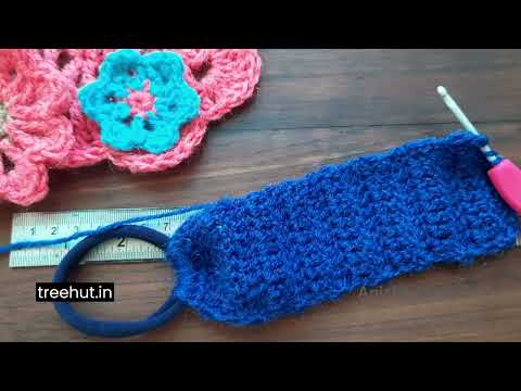 सर्दियों में बनाएं ऊनी हेयर बैंड, किरोशिया सीखें, Crochet Hair Band, Crochet Accessories