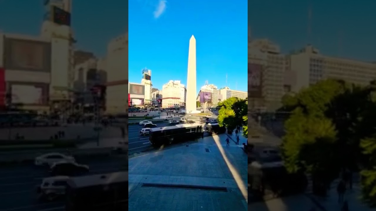 BUENOS AIRES ARGENTINA – BIG CITY LIFE #obelisco #travel #shorts #buenosaires #argentina #vlogger