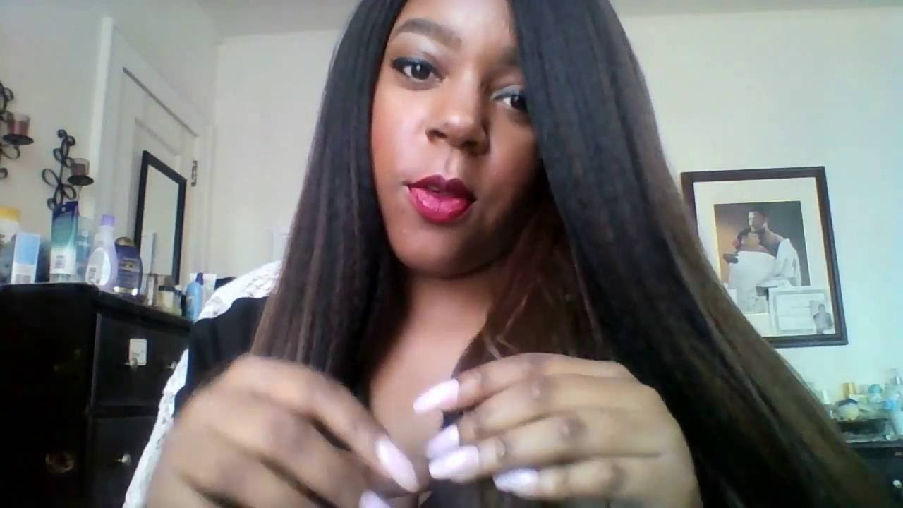 Janet Collection Natural Super Flow Deep Part Lace Wig - BISA