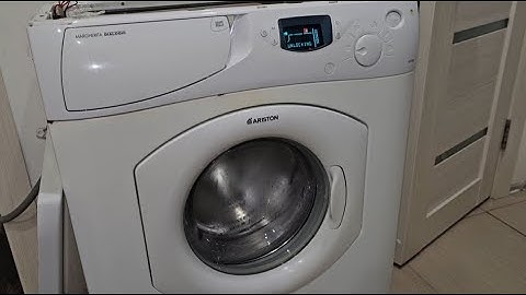Full review washing machine Ariston ADS 1200 with homemade jet system!