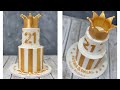 Crown Cake | Gold Crown Cake