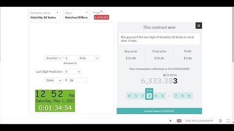 Digit Differ Binary Options Volatility 10 index Strategy  | Earn Daily 100% Profit | Binary Trading