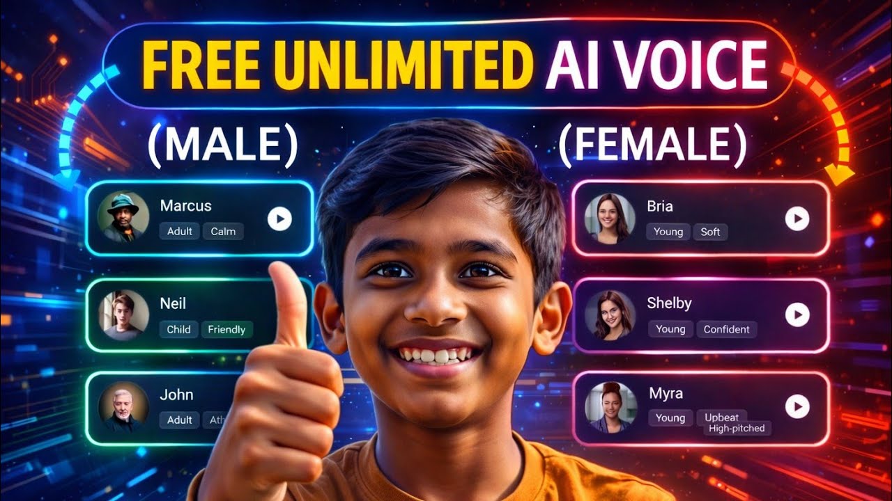 2026 Best Free AI Voice Tool 🔥 Unlimited Voice Over for YouTube & Reels