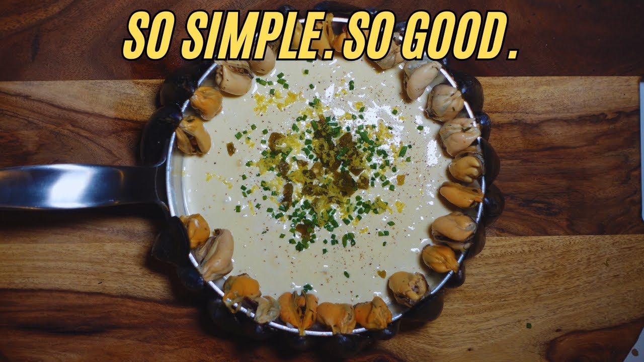 Мидии с домашним майонезом из мидий — бельгийская классика! 🦪🇧🇪