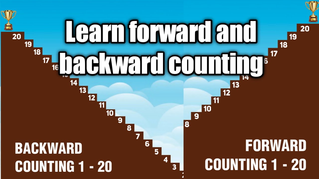 आसान तरीके से Forward counting and backward counting पढ़ना सीखें| गिनती ...