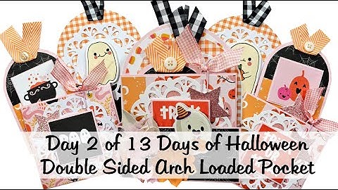 Day 2 of 13 Days of Halloween for 2023 Double Sided Loaded Pocket Polly