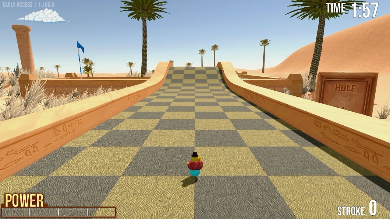 RETO HOLE IN ONE DESIERTO | Con Exo | Golf with friends | Sarinha videojuegos ps4