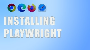 Test Automation - Install playwright