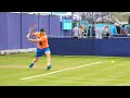 Denis Shapovalov Backhand Slow Motion - ATP Perfect One Handed Backhand Technique Tennis