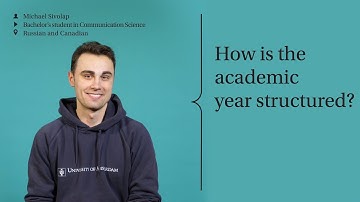 How is the academic year structured? | ASK UvA