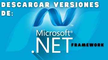Descargar Net Framework Windows cualquier versión