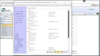 Create Report in Landscape Mode