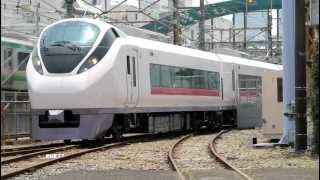 JR大宮総合車両センター E657系水カツK7編成 「試乗会」列車 発車