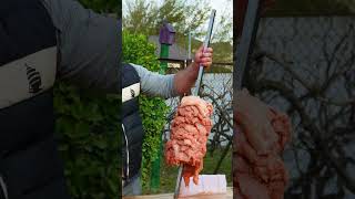 Skewered a BUCKET of Sliced Chicken on a Spit and Cooked an Unsurpassed Döner that Has NO Equal!🔥🤤 image