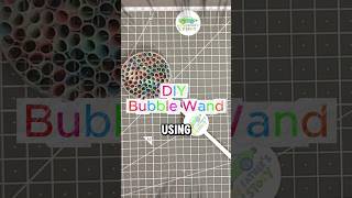 DIY Bubble Wand Using Straws #diy #bubblewand #diyprojects  #easydiy