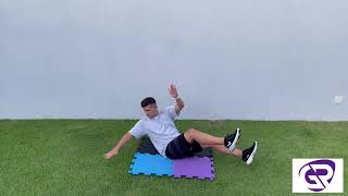 Abdominal Giro Russo Abrindo O Braço E Perna Alternada