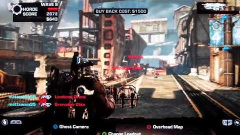 Gears Of War 3 Horde Mode - Drydock - Part 2