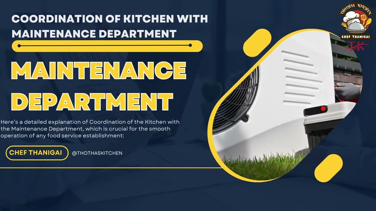 coordination - kitchen with maintenance 