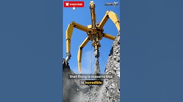 🚧 The future of construction is here! A giant spider-like machine defies gravity on the cliff. #news