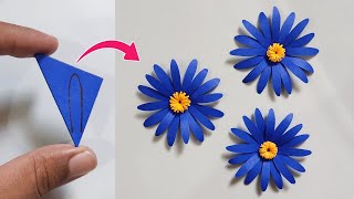 Easy Paper Flowers Craft | How To Make Paper Flower 🌺 DIY | Paper Flower Making Step By Step