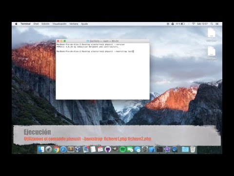 Instalación y ejecución de PHPUnit en MAC