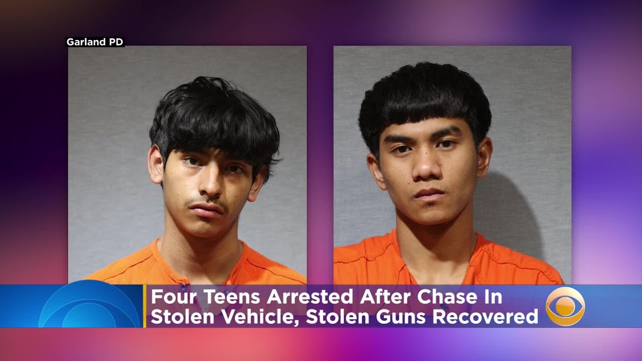 4 Teens Arrested After Chase In Stolen Vehicle, Then Ramming Police Car ...