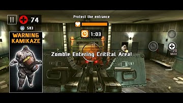 Dead Trigger 2 - Sentinel Machine Gun Mission Gameplay